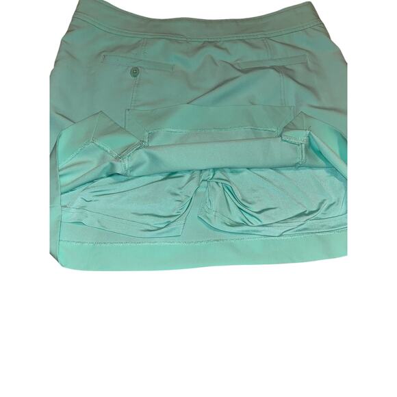 Fairway & Greene Women’s Golf Skort Turquoise Size 6 - Picture 3 of 4